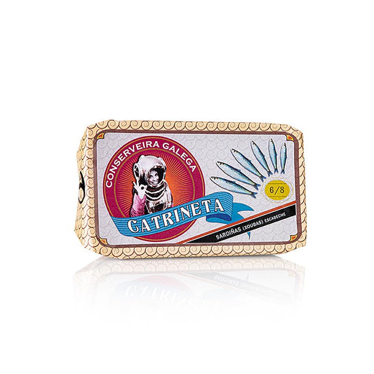 Sardines à la sauce Escabeche, 6-8 pièces, Catrineta, 81 g, marinées traditionnellement pour la cuisine espagnole
