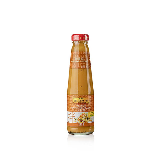 Peanut Flavoured Sauce (au goût de cacahuète), Lee Kum Kee, 226 g - Sauce à base de pâte de cacahuètes pour la volaille, les légumes et les salades