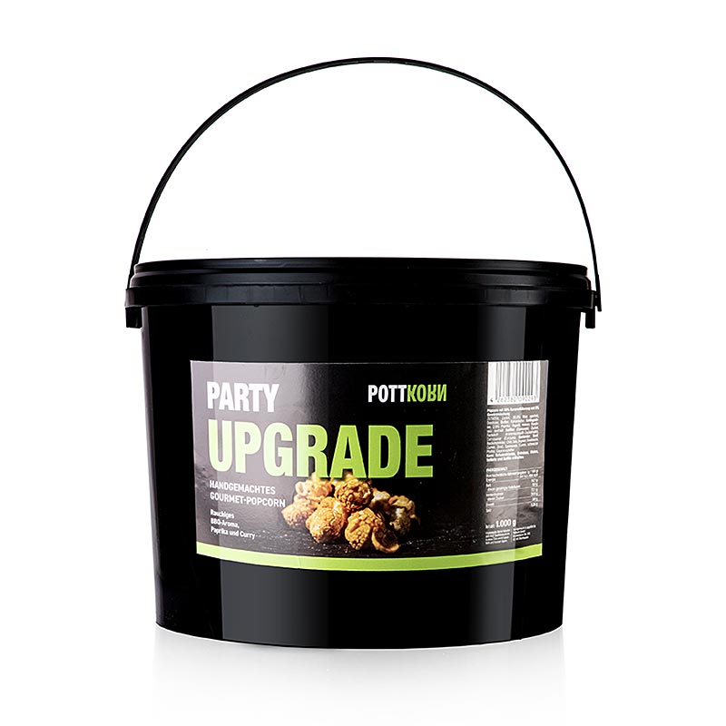 Popcorn au poivron fumé BBQ, 1 kg - Popcorn artisanal aux riches arômes de légumes grillés, parfait pour les soirées cinéma et les fêtes