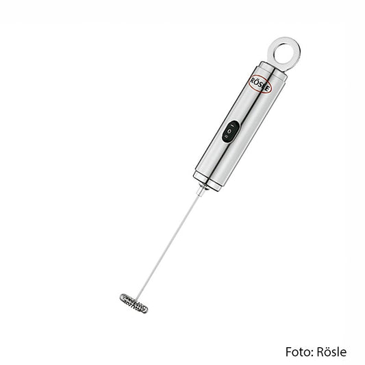 Mousseur multi-usages Rösle (mousseur à lait) avec fouet flexible en spirale pour faire parfaitement mousser le lait et autres liquides dans la cuisine