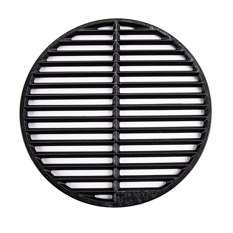 Grille en fonte pour barbecue JUNIOR, matériau de haute qualité, répartition optimale de la chaleur, durable et facile d'entretien, 33cm de diamètre