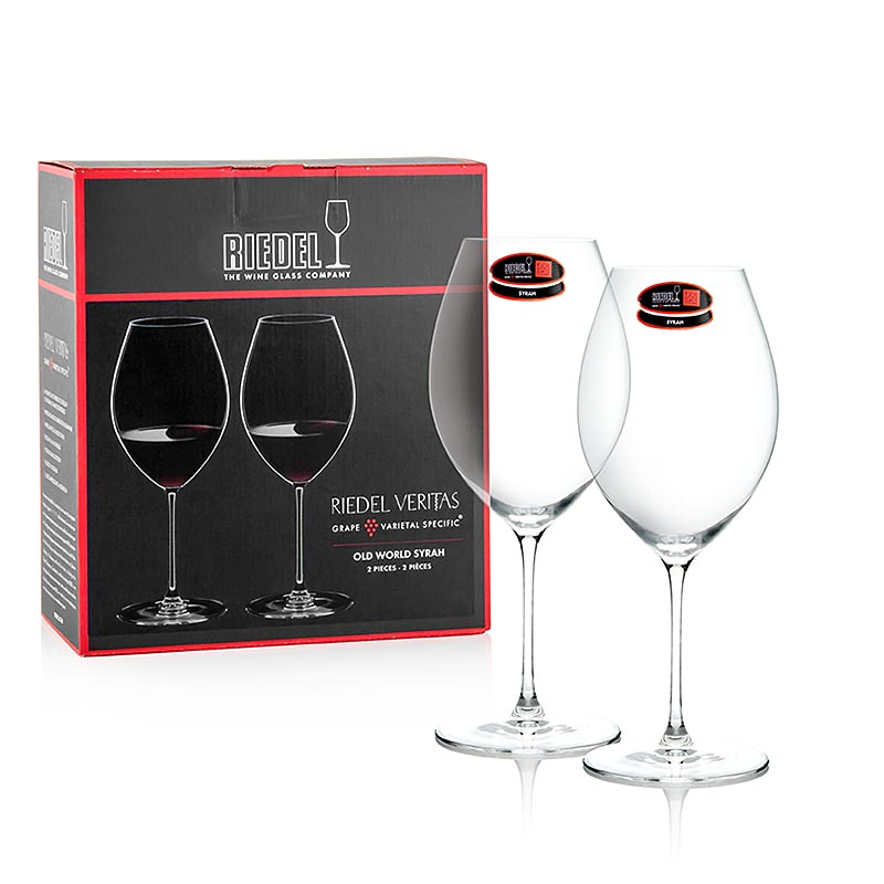 Verre Riedel Veritas - Vieux monde Syrah/Blaufränkisch (6449/41), dans une boîte cadeau, 2 pièces