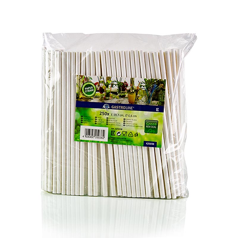 Pailles en papier jetables, écologiques, durables, biodégradables, recouvertes de cire biologique, adaptées au contact alimentaire, pour boissons froides, résistantes à une température de 24 °C, neutres au goût, grand teint.