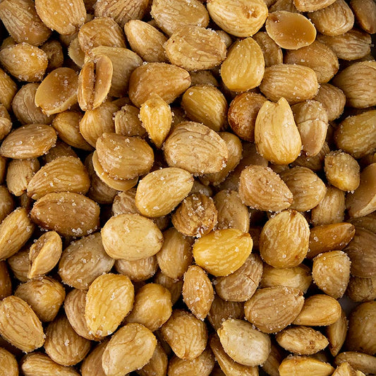 Gros paquet d'amandes Marcona pelées et salées, parfaites pour les pâtisseries et les fingerfoods