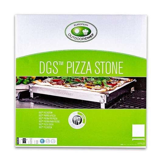 Accessoire pierre à pizza pour tous les barbecues Dualchef d'Outdoorchef, 1 pièce, idéal pour cuire une pizza croustillante en plein air