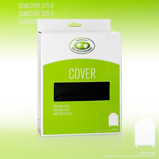 Housse de protection pour le barbecue Outdoorchef Dualchef 315 G+ 325 G, résistante aux intempéries et durable, protège de la pluie et de la poussière