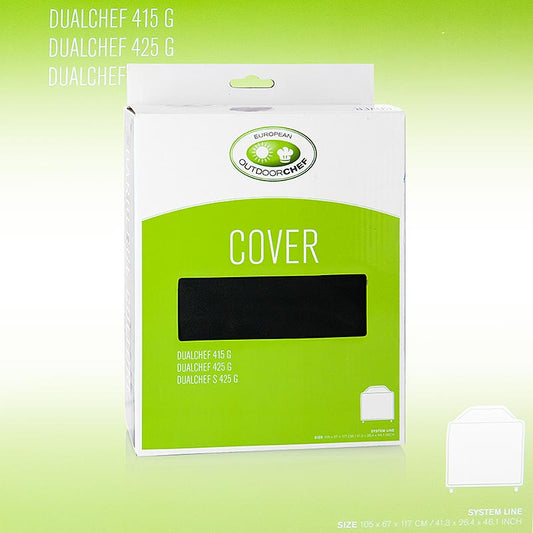 Housse de protection pour barbecue Dualchef 415 G+ 425 pour l'Outdoorchef, protège des intempéries