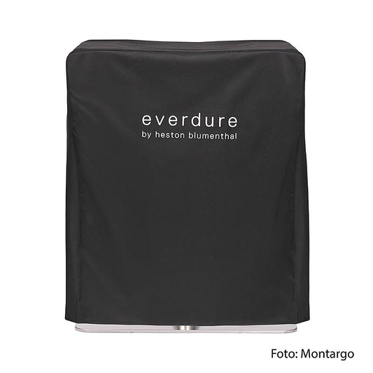 Housse de protection FUSION de haute qualité en noir pour le barbecue, développée en collaboration avec Heston Blumenthal, protège de manière fiable contre le vent, les intempéries, la poussière, la pluie et les rayons UV, facile à manipuler et parfaitement adaptée, durable et facile à nettoyer