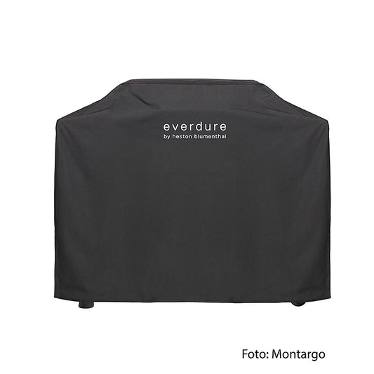 Housse de protection FORCE, noir, everdure montargo / Heston Blumenthal, 1 pc - Housse de protection résistante aux intempéries pour les barbecues Everdure by Heston Blumenthal, protège de manière fiable contre les intempéries et assure une propreté de longue durée
