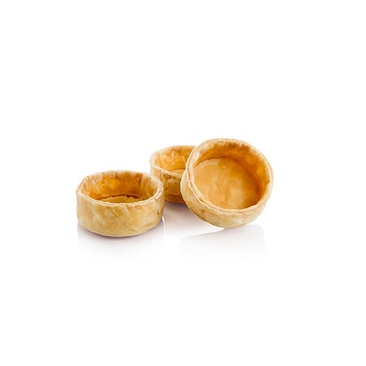 Délicieuses tartelettes en pâte feuilletée Les Milles Feuilles de La Rose Noire, affinées au sirop, un délice de pâtisserie et de dessert, ø 48x19mm, 750 g, 125 pcs