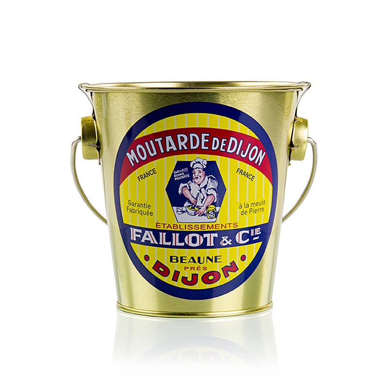 Fallot - Moutarde de Dijon, fine et forte, pot en seau, 420 ml