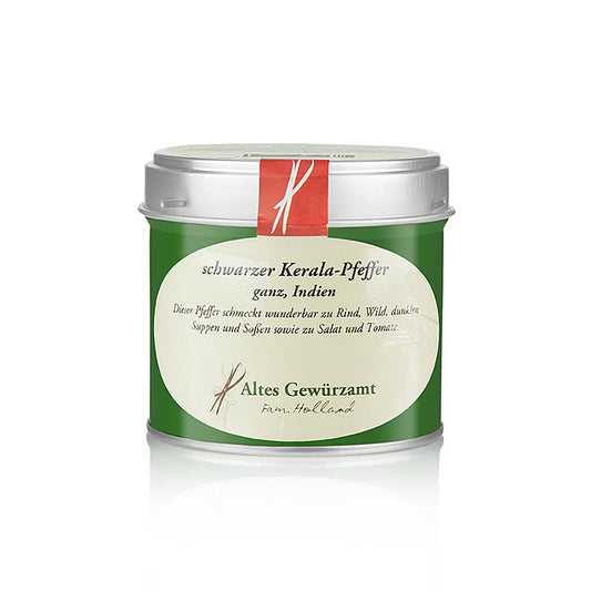 Poivre noir de la jungle/Periyar-Kerala-Inde, entier, Altes Gewürzamt, 70 g