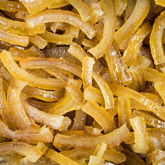 Zeste de citron confit de Corsiglia Facor, bande épaisse, idéal pour la pâtisserie et les desserts, 2 kg