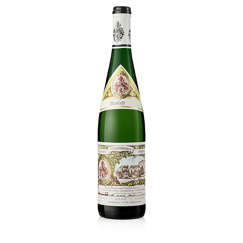 Bouteille de 1990 Abtsberg Riesling Auslese Nr96 de Maximin Grünhauser, vin doux à 7,5 % vol, 750 ml