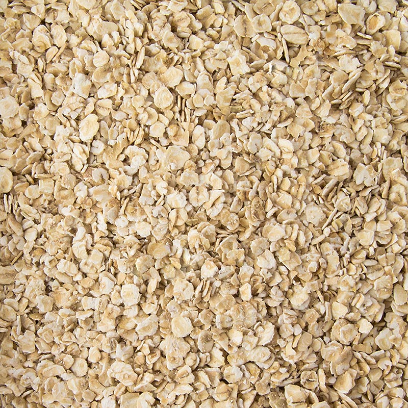 Flocons d'avoine de qualité supérieure et savoureux, à la consistance fine, idéaux pour une utilisation polyvalente et une consommation pure.