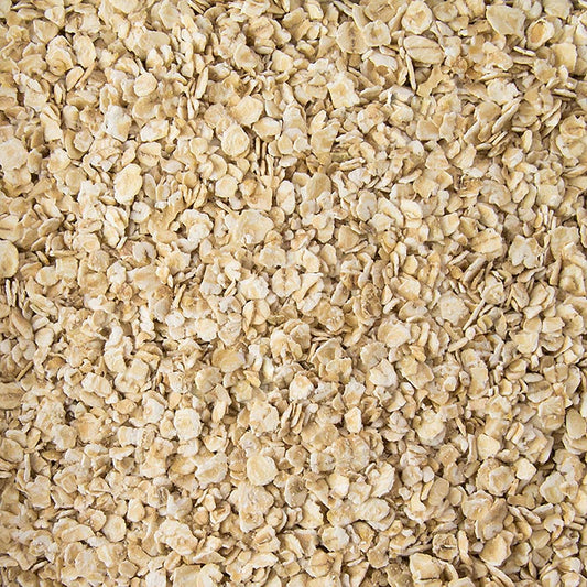 Flocons d'avoine de qualité supérieure et savoureux, à la consistance fine, idéaux pour une utilisation polyvalente et une consommation pure.