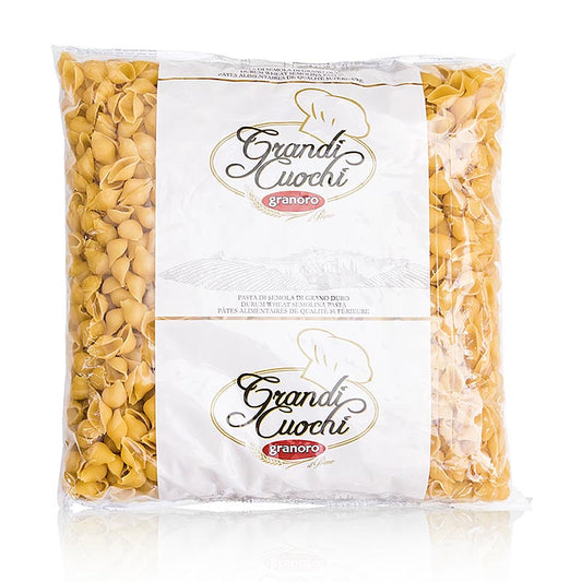 Grandes orecchiette Strascinati No92, paquet de 3 kg de Granoro, pâtes italiennes traditionnelles