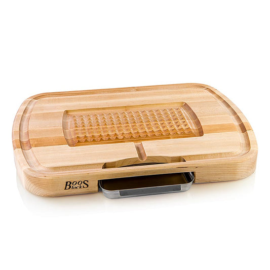 Planche à découper en bois d'érable, 61x46x6cm, ustensile de cuisine durable et indestructible, idéal pour découper viande, poisson et légumes