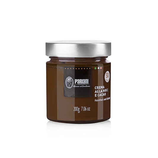 Pâte à tartiner aux noisettes avec cacao et beurre, 200 g, fabriquée à partir de noisettes grillées et de cacao