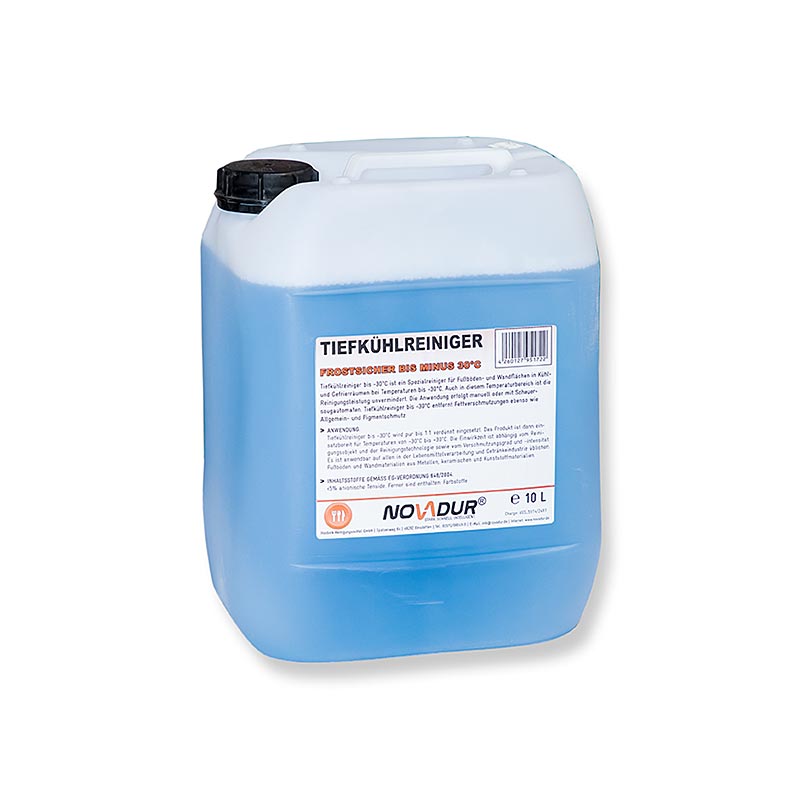 Nettoyage et désinfection avec le nettoyant pour congélateurs Novadur, 10 l - idéal pour les surfaces, les accessoires de gril, les articles non alimentaires et l'élimination efficace des bactéries, virus, champignons et germes Rapide, efficace et agréablement parfumé