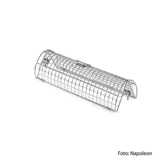 Accessoires pour barbecue Napoléon - Support de tournebroche pour poisson, permet de griller et de rôtir uniformément