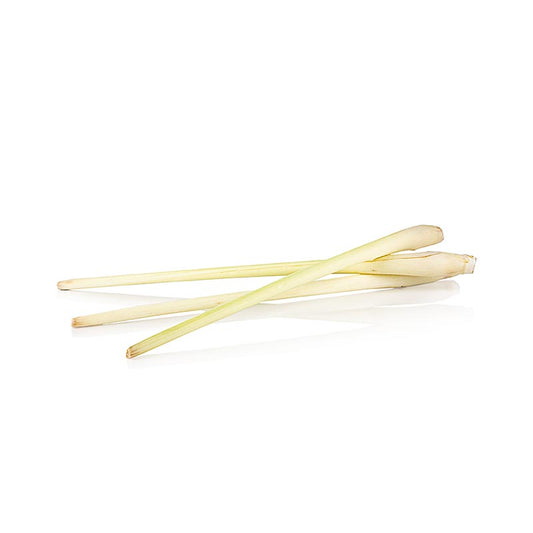 Citronnelle fraîche, d'environ 17 cm de long, à l'arôme de citron, très appréciée dans la cuisine du Sud-Est asiatique.