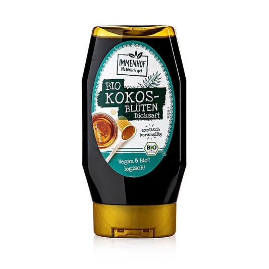 Jus épais de fleurs de coco bio Immenhof, 350 g, douceur naturelle, production végétalienne et durable