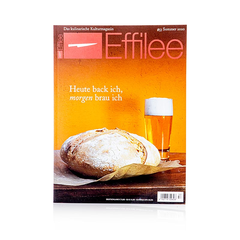 Effilee - Magazine de l'alimentation et de la vie, numéro 53, 1 pc - Couverture du magazine de style de vie culinaire avec des recettes exclusives et des articles inspirants
