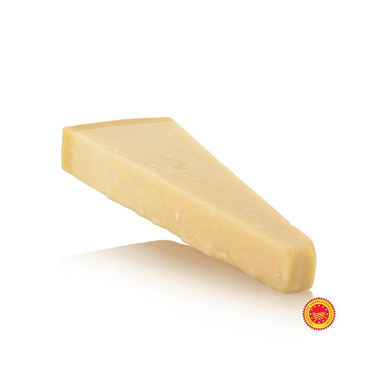 Parmesan - Parmigiano Reggiano DOP, 1ère qualité, âge minimum 24 mois, ca200 g - emballage sous vide pour une fraîcheur optimale et un goût incomparable