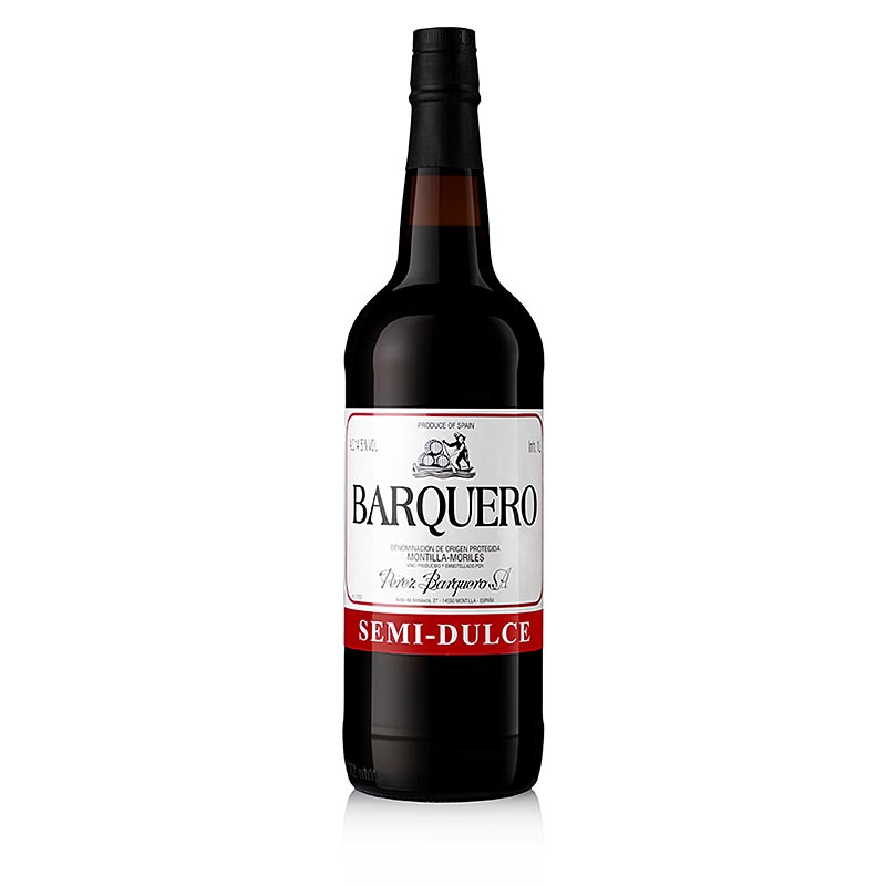 Barquero Semi Dulce, un vin de Montilla-Moriles à 14,5% vol, idéal pour cuisiner, comme apéritif ou pour agrémenter les soupes et les sauces.