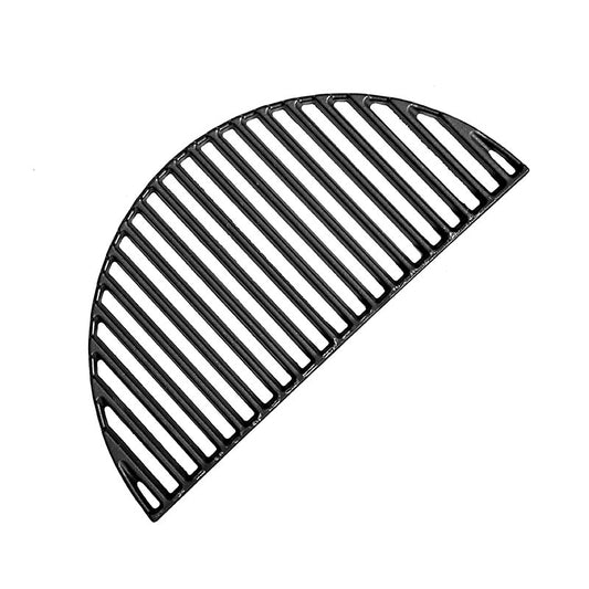 French : Grille en fonte de haute qualité pour le barbecue CLASSIC de demi-taille et d'un diamètre de 45,5 cm, idéale pour un barbecue parfait à la maison