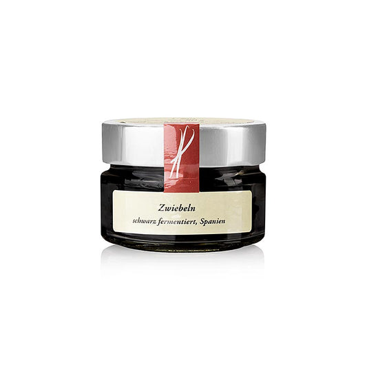 Oignons noirs fermentés entiers à la consistance tendre et crémeuse et à l'acidité élégante Convient pour la viande, la volaille, le poisson, les sauces ou les légumes