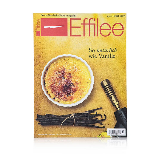 Effilee - Magazine de l'alimentation et de la vie, numéro 54, 1 pc - Illustration du magazine culinaire, rempli de recettes, d'histoires sur les ingrédients et les producteurs, ainsi que de conseils pour les cuisiniers amateurs et professionnels.