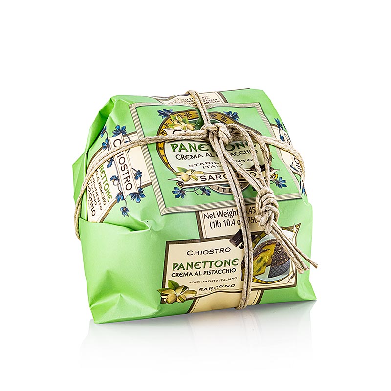 Gâteau de Noël Panettone - Pistache, Lazzaroni, 750 g