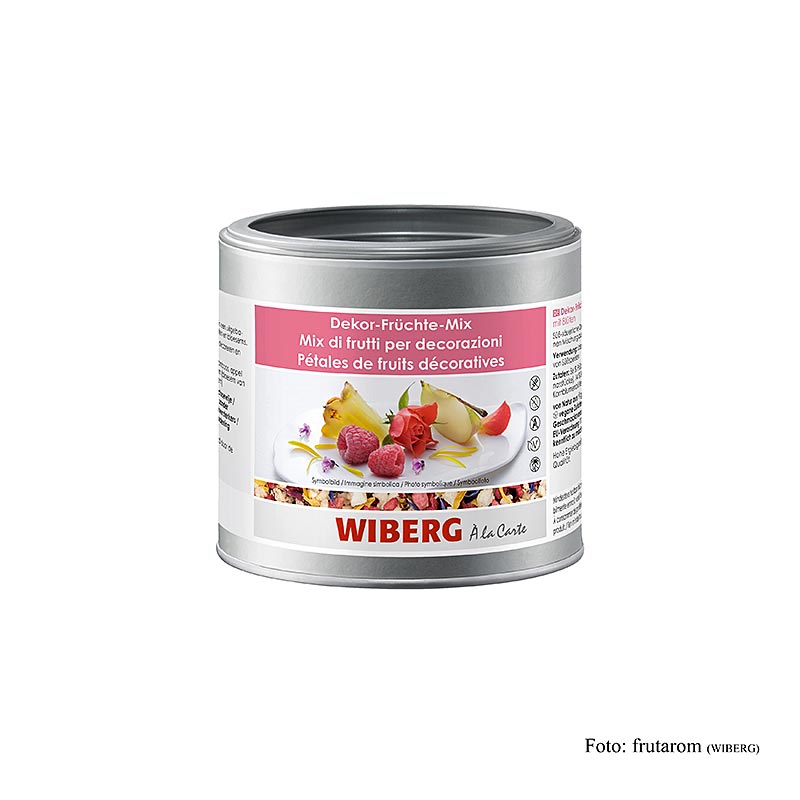 Wiberg Décor Fruits Mix, avec fleurs (269339), 50 g