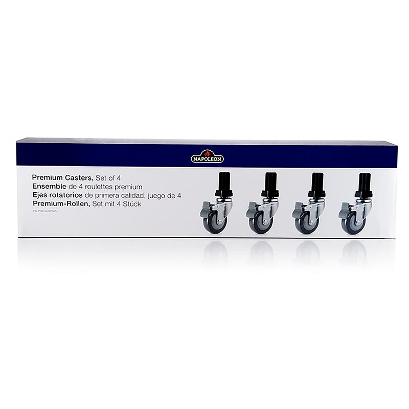Heavy duty 4-pack Napoleon Roues Kit de mise à niveau des roues pivotantes pour barbecues Prestige & LEX485