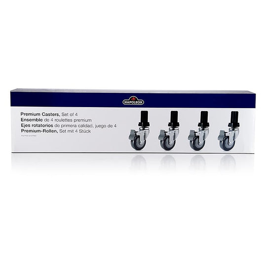 Heavy duty 4-pack Napoleon Roues Kit de mise à niveau des roues pivotantes pour barbecues Prestige & LEX485
