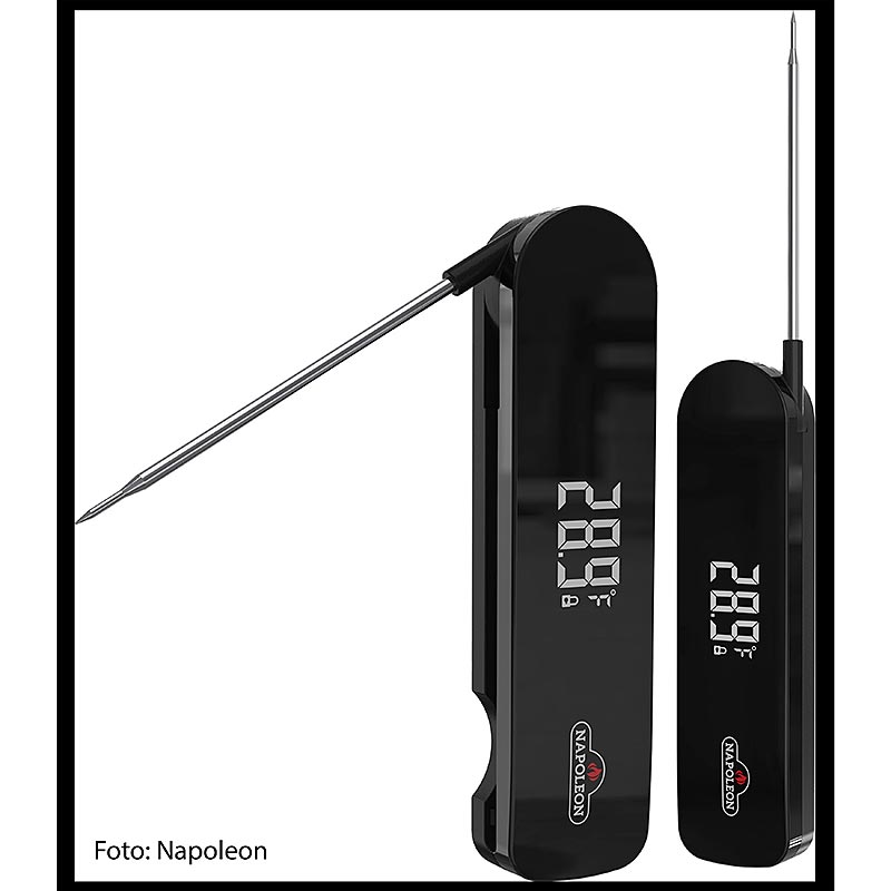Digital foldable Fast Read meat thermometer by Napoleon Grill Accessories, 1 piece, for quick and accurate temperature readings
