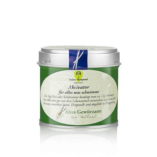 Activateur pour poissons et crustacés, 140 g, pour assaisonner et masser avant la cuisson, le rôtissage ou la friture