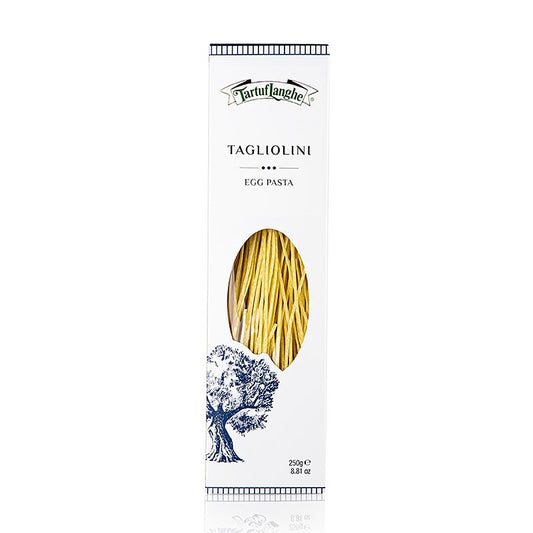 Tagliolini à l'œuf, 1mm, Tartuflanghe, 250 g - pâtes fines à l'œuf, idéales pour les plats aux truffes