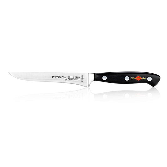 Premier Plus couteau à désosser rigide, 13cm, DICK, 1 pc - Couteau professionnel pour désosser et portionner la viande, manche ergonomique, durable et inoxydable