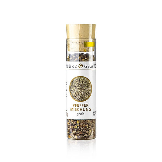 Gewürzgarten Mélange de poivres, gros, 25 g - Un mélange unique de poivres soigneusement sélectionnés, parfait pour rehausser vos plats