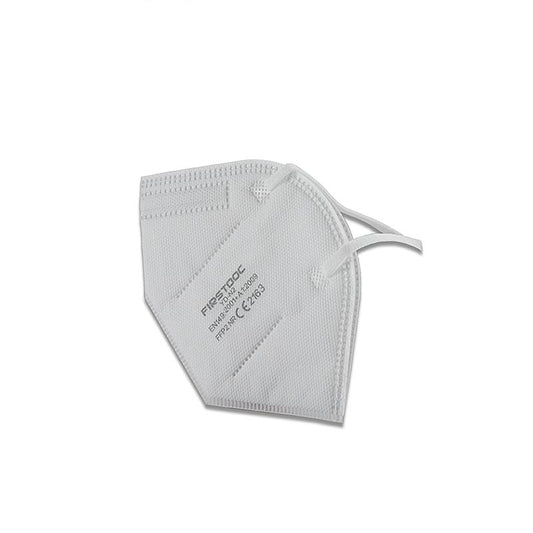 Masque de protection respiratoire FFP2, NR, PP, Hygostar, 100 pces - emballé individuellement, avec boucles d'oreilles, non-tissé high-tech en PP, hypoallergénique, filtre les virus, la poussière et les bactéries !
