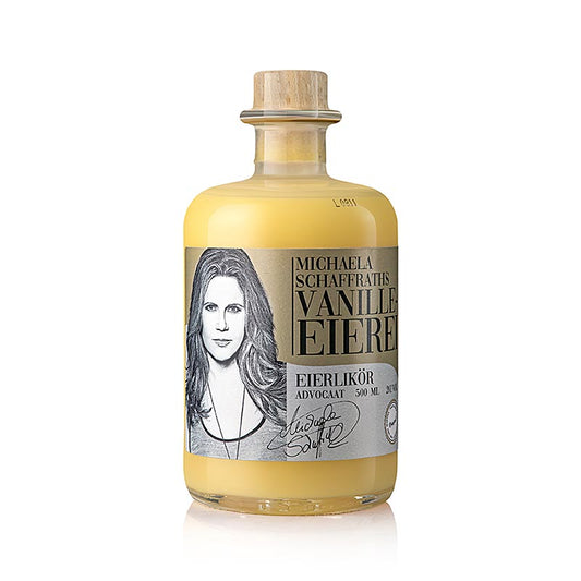 Oeuf à la vanille de Michaela Schaffraths - liqueur aux oeufs crémeuse avec 20 % d'alcool, bouteille de 500 ml
