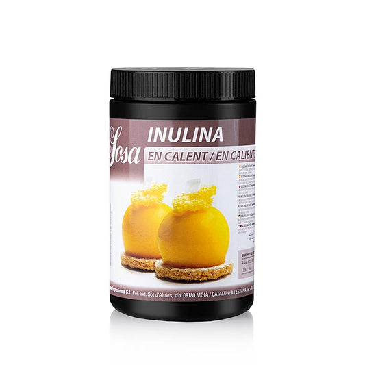 Produit Sosa Inulin Hot (fibre) (39460), 500 g pour les crèmes et puddings sans matières grasses, réduction de la teneur en matières grasses des mousses, pâtisseries au four, glaces et autres Peut créer des gels stables à hautes doses
