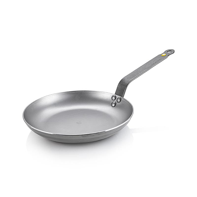 deBUYER MINERAL B PAN Poêle à omelette, Ø 24cm, 561124 (pour tous les feux), 1 pce - poêle de haute qualité et polyvalente pour tous les feux