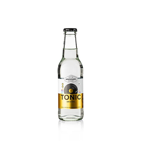 Hammars Tonic Original, Suède, 200 ml - Tonique sec classique au goût prononcé de quinine, parfait pour les mélanges gin-tonic avec du London Dry Gin, de la glace et un zeste de citron