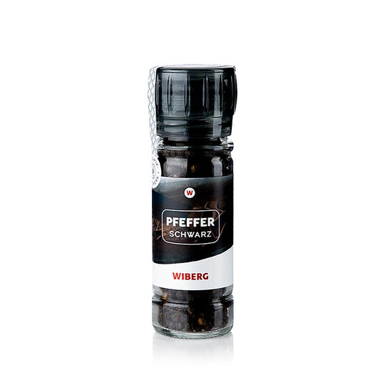 Noir, entier, trié à la main, piquant et fruité, avec un pouvoir aromatique intense, idéal pour l'assaisonnement et la finition décorative