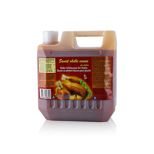 Sauce chili sucrée (chili pour poulet) en bouteille de 4,3 l, polyvalente
