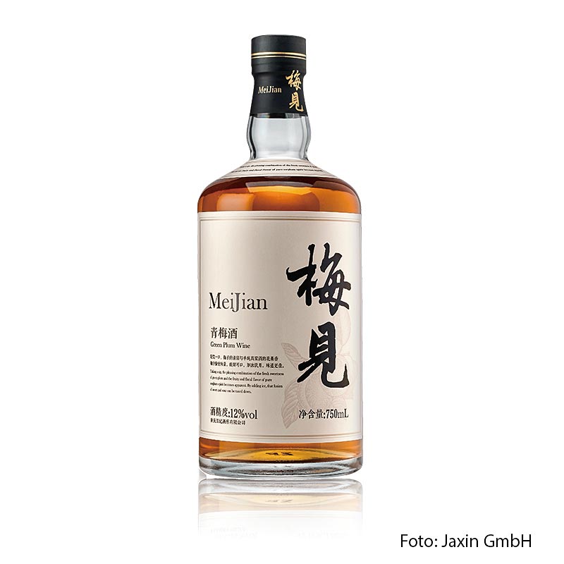 Bouteille de Mei Jian vin de prune vert de Chine, 12% vol, 750 ml, boisson alcoolisée